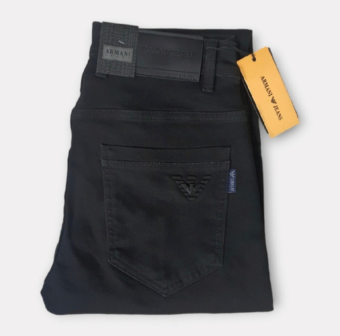 Slim Fit Jeans - full black - Armani Jeans