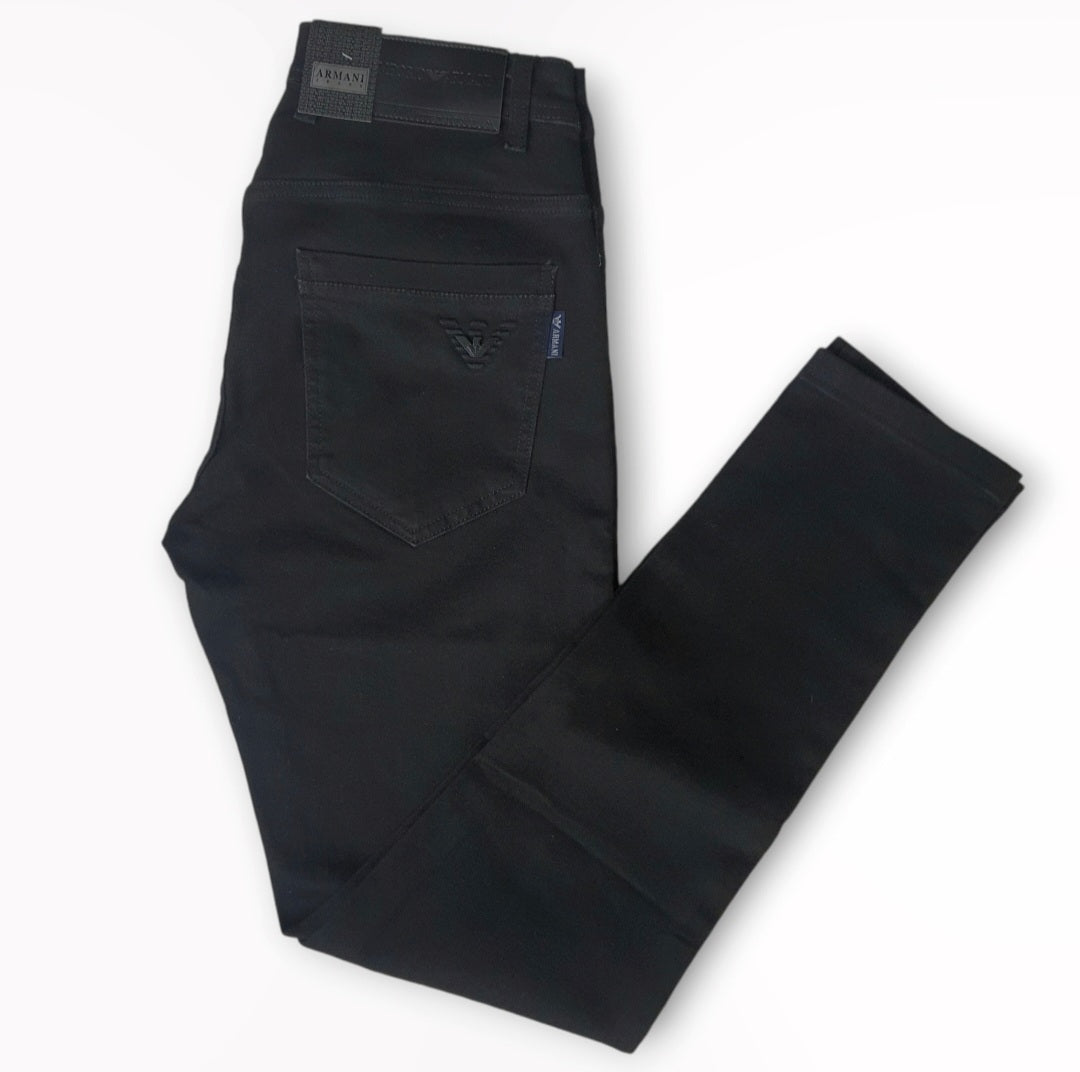 Slim Fit Jeans - full black - Armani Jeans