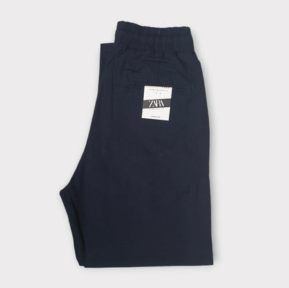 Linen Pants - Navy Blue