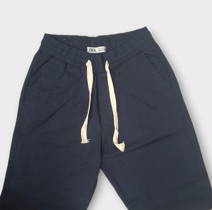 Linen Pants - Navy Blue