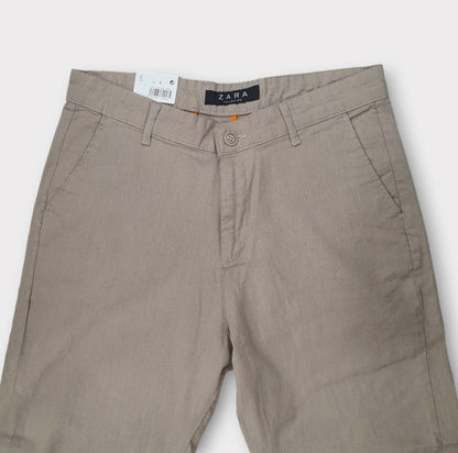 Linen Pants - Beige
