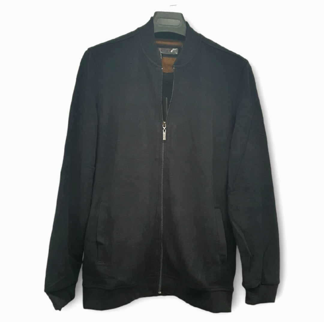 Black Jacket - Zipper - with pockets