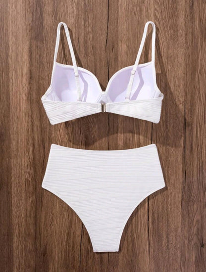 High Waisted 2 Pcs Bikini