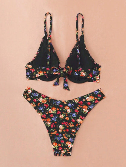 2 Pieces Floral Bikini