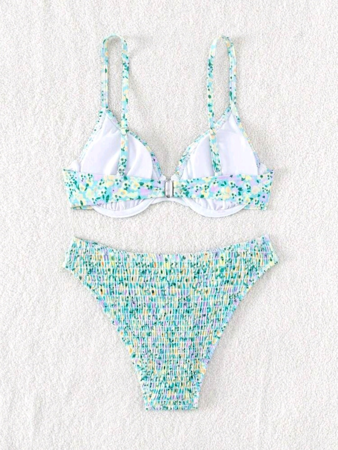 Trendy 2 Pieces Floral Bikini