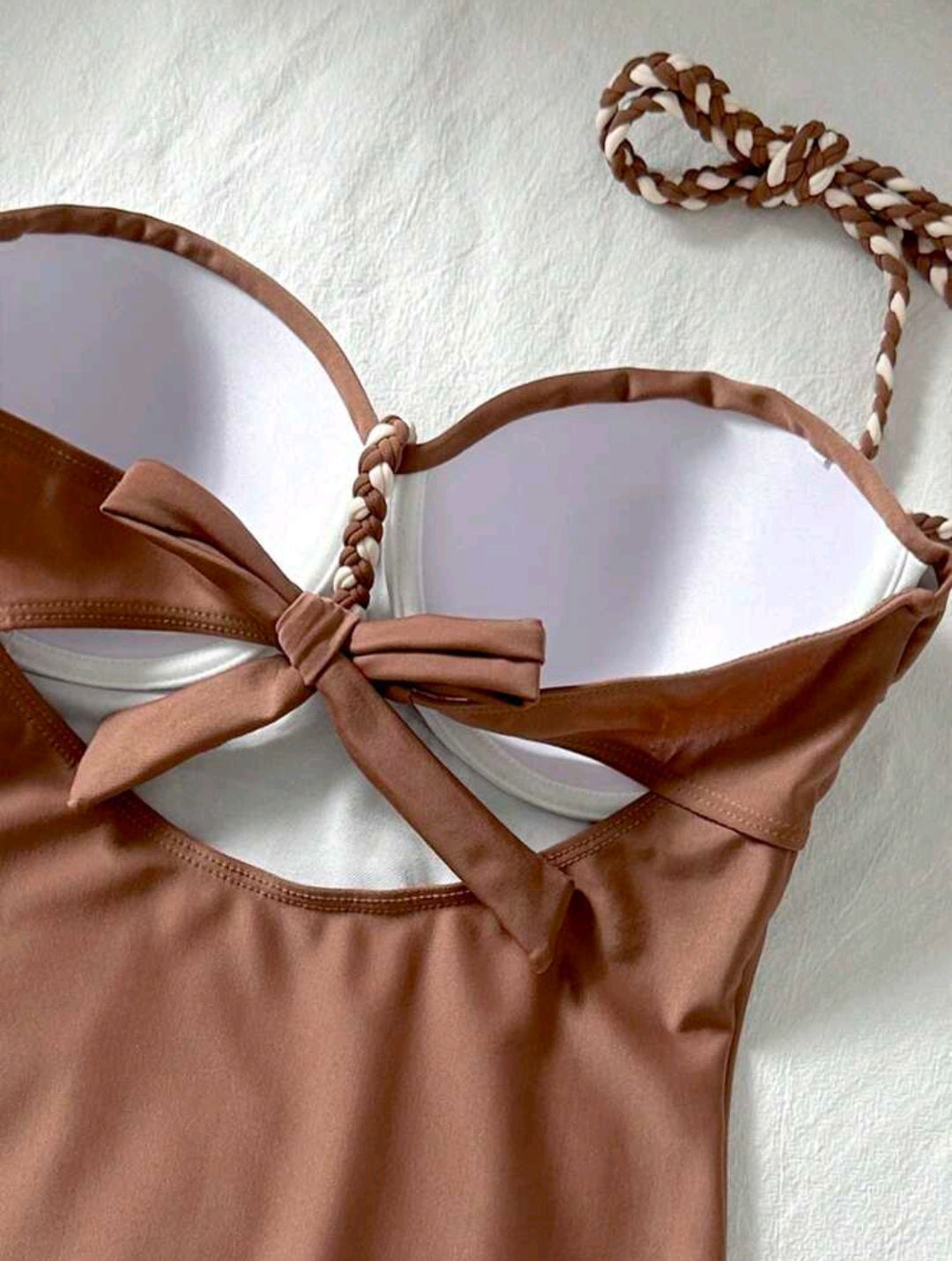 Trendy One Piece Strapless Swimsuit