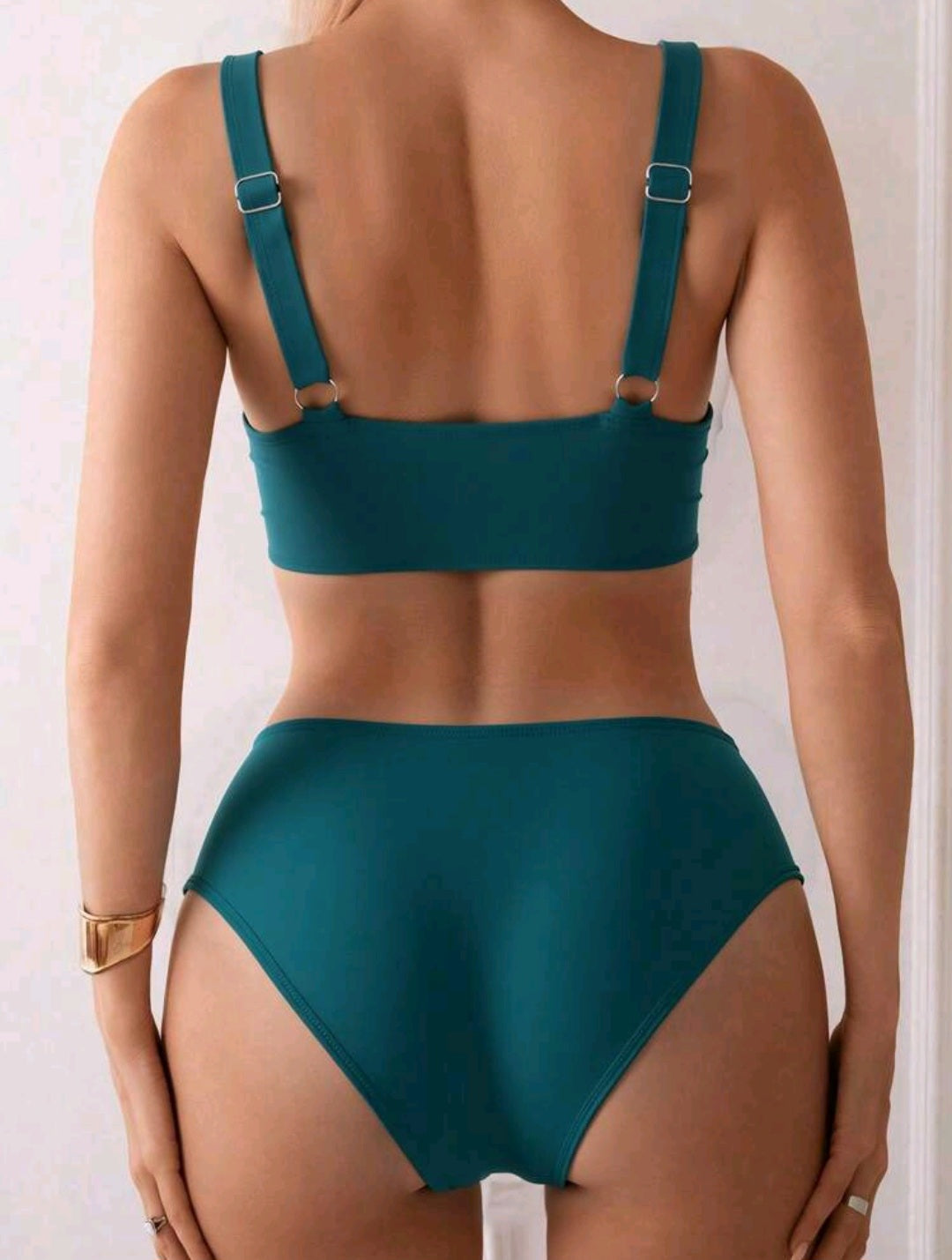 2 Pieces High Waisted Bikini Set