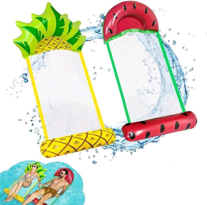 1 PVC Inflatable Floating Bed - Foldable Hammock Floating Mat - Beach Essentials