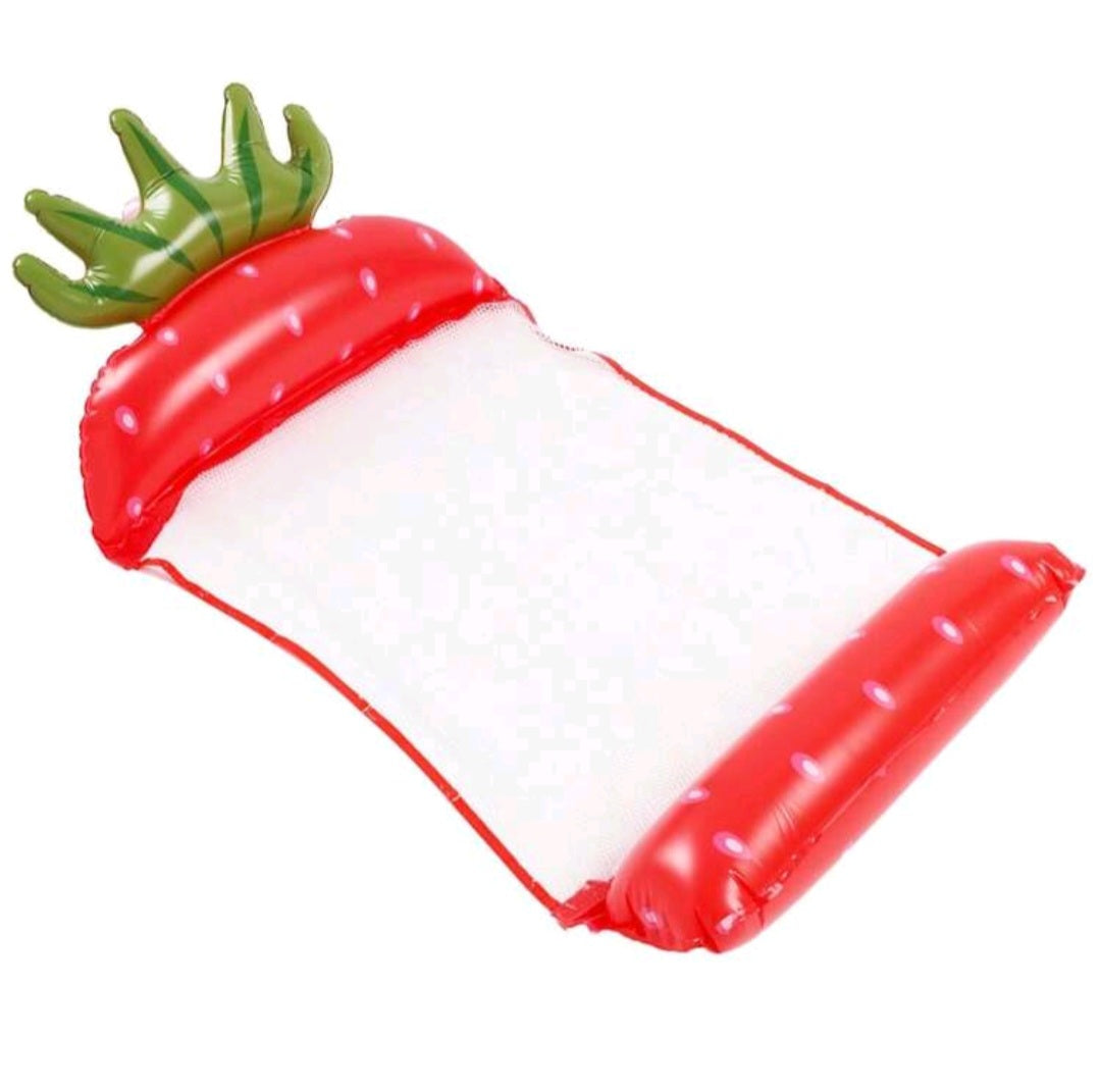 1 PVC Inflatable Floating Bed - Foldable Hammock Floating Mat - Beach Essentials