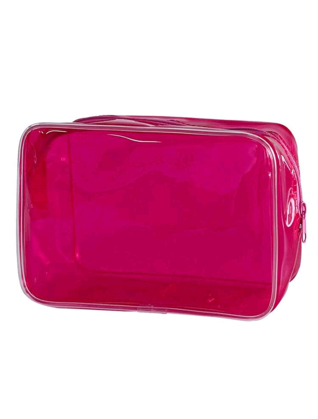 Makeup Bag - Solid Color Transparent Storage Bag - Vacation Organizer - Cosmetic Bag