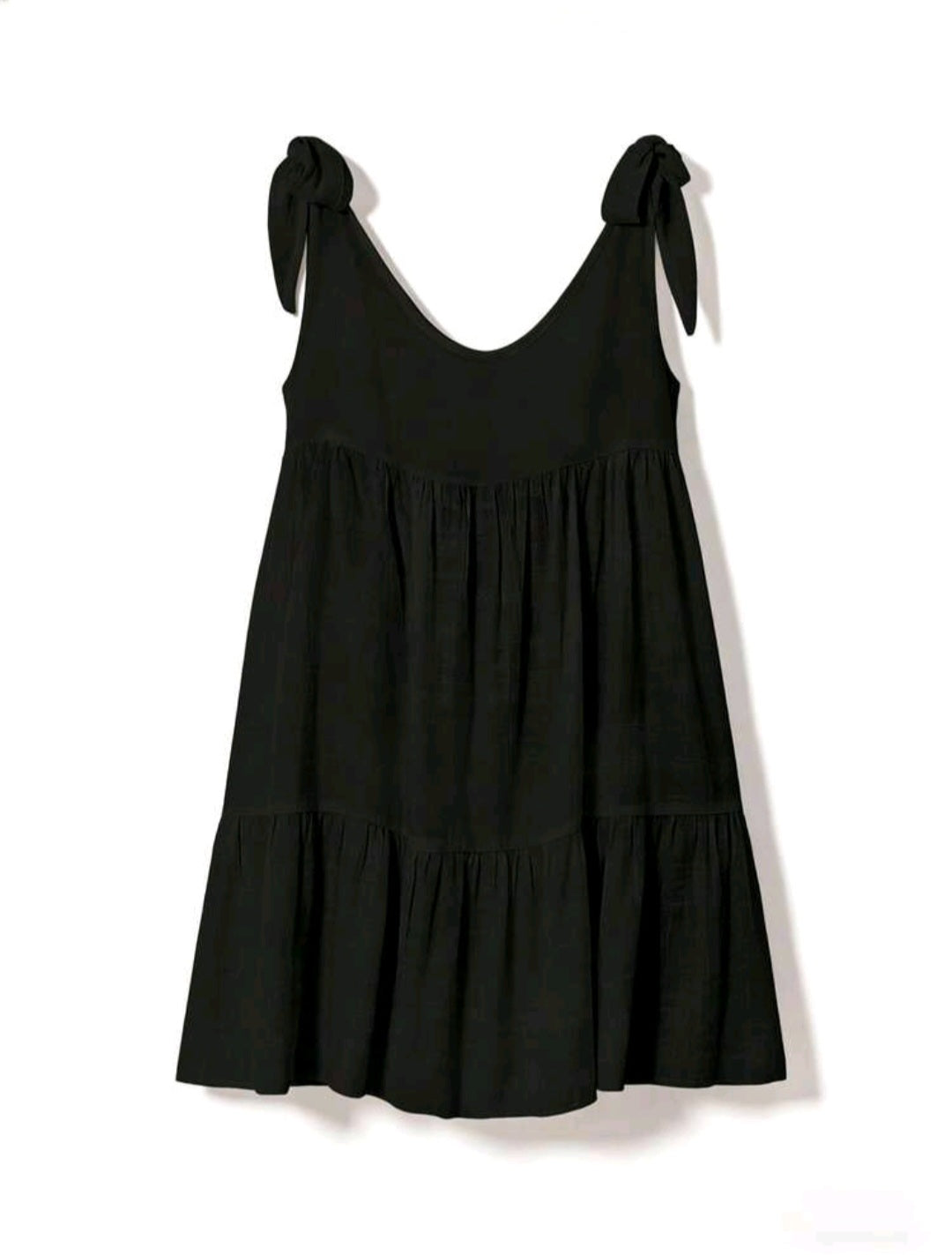 Beach Cover Up Dress - Navy & Black