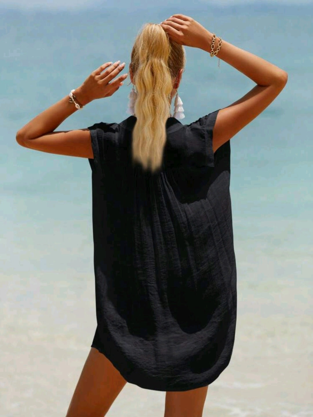 Trendy Beach Cover Up Dress