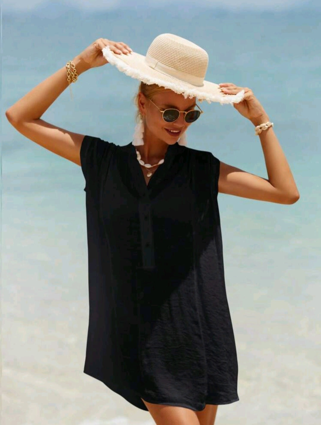 Trendy Beach Cover Up Dress