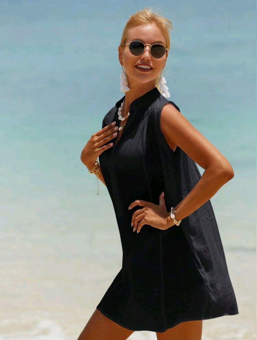 Trendy Beach Cover Up Dress