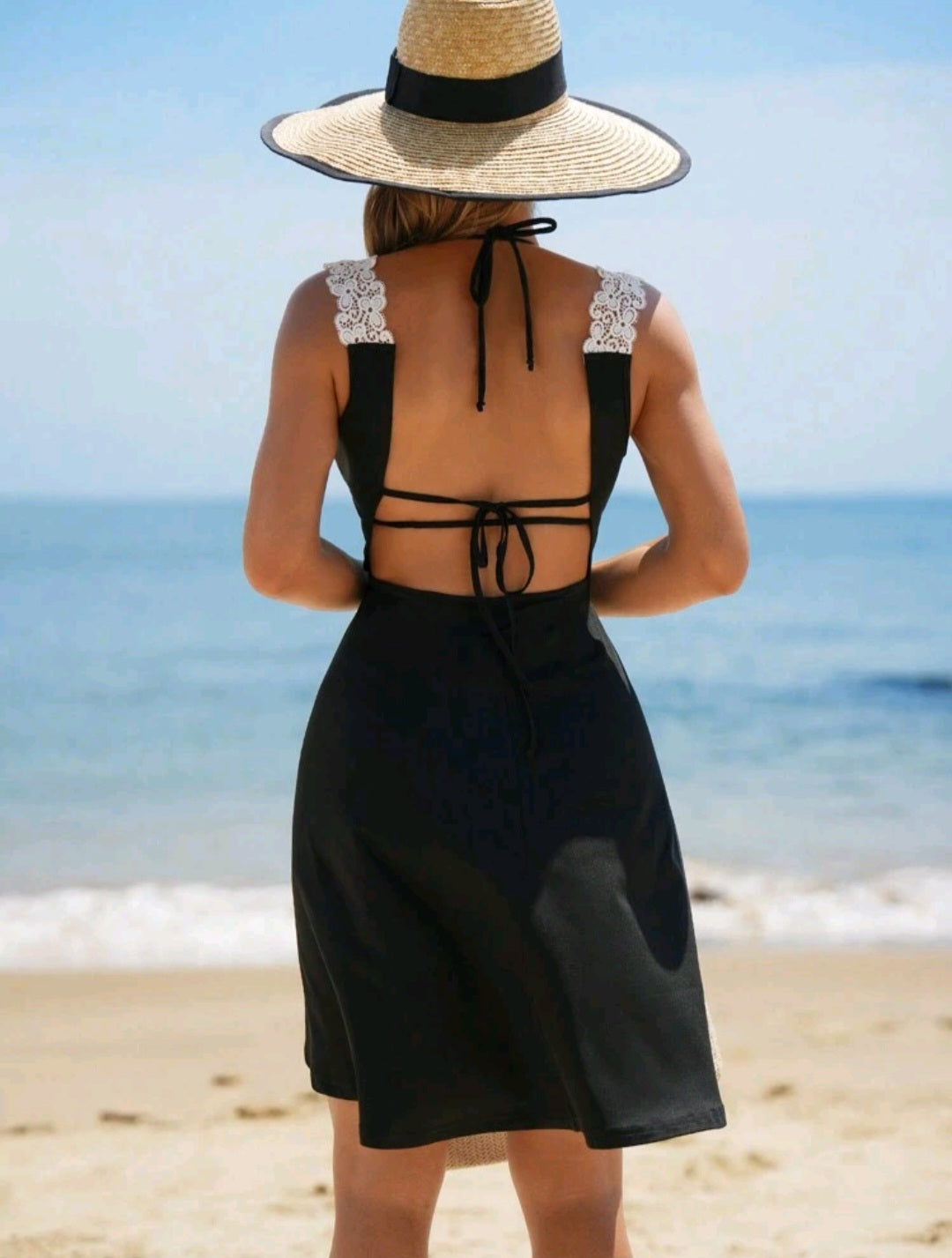 Trendy Criss Cross Cover Up Dress