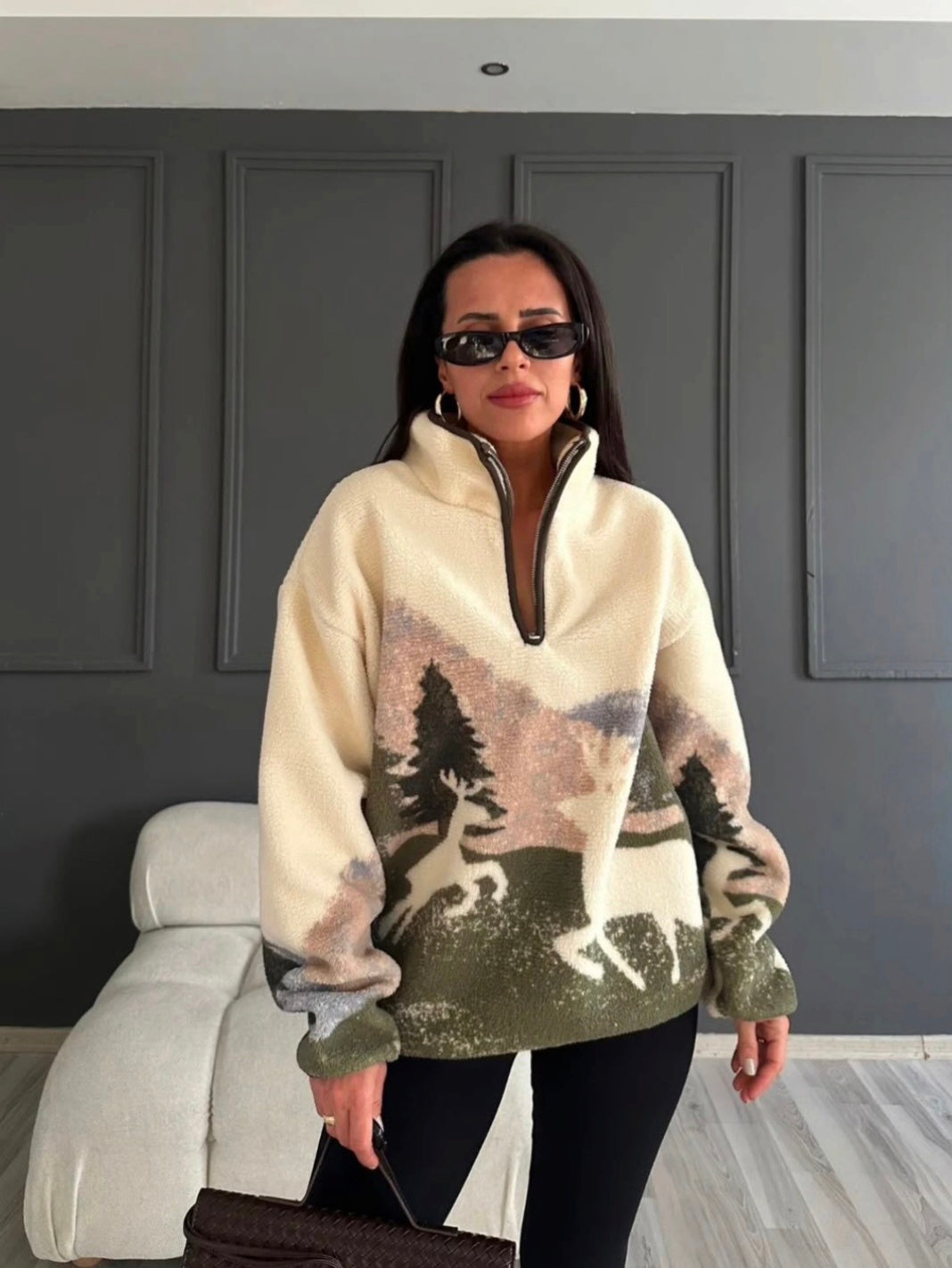 Trendy Polar Sweatshirt - One Size