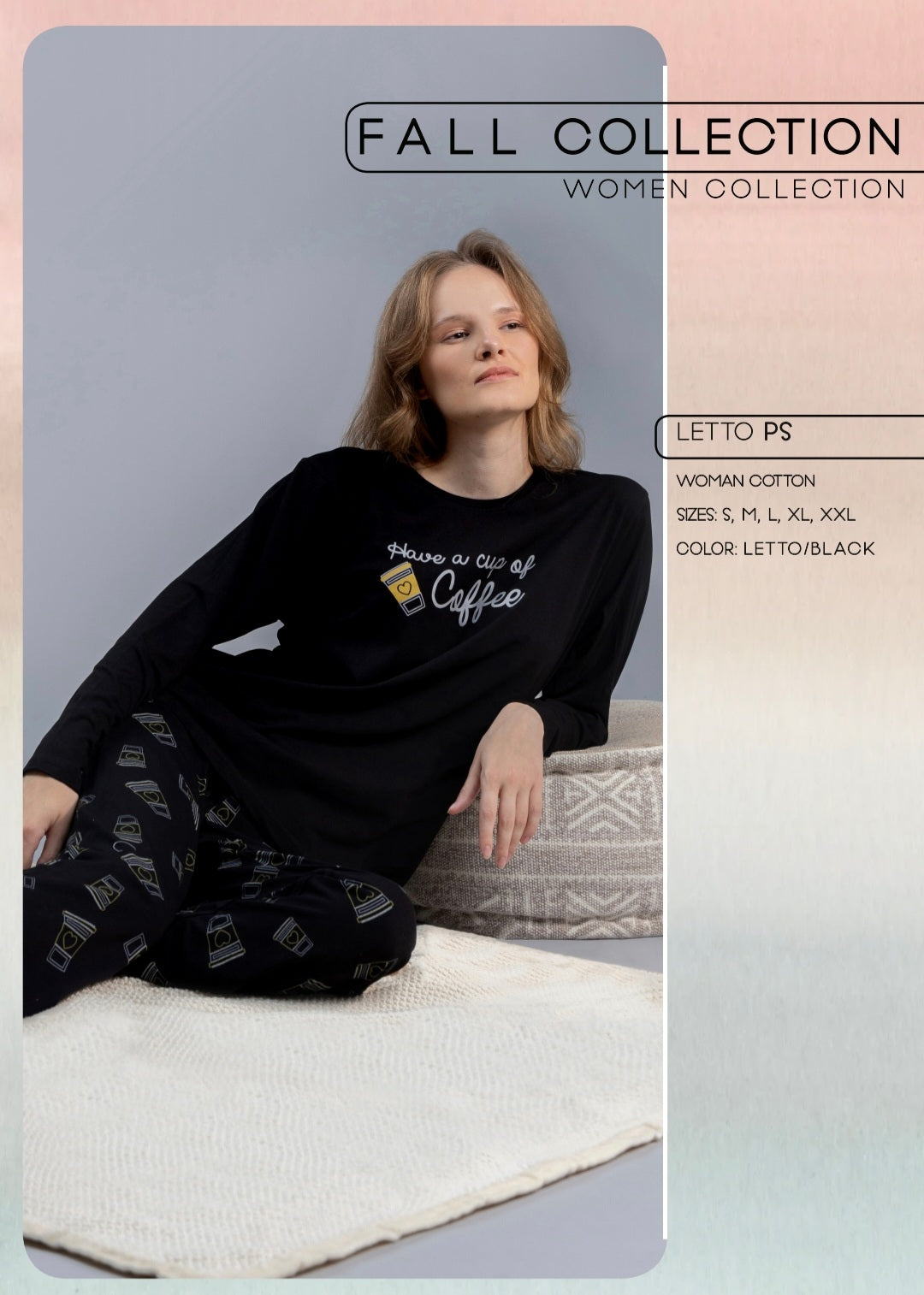 Pyjama Orobella - Letto - Black Coffee - Women