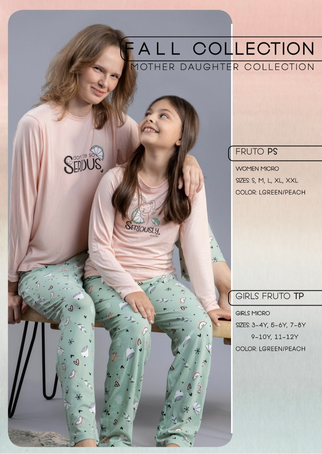 Pyjama Orobella - FRUTO - Mother Daughter - Matching - SERIOUSLY CUTE