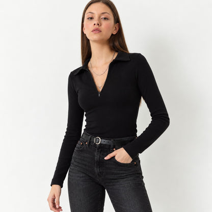 Sports Top - Half Zipper