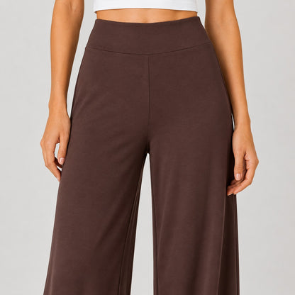Zip-Up Jacket & Wide-Leg Pants Set