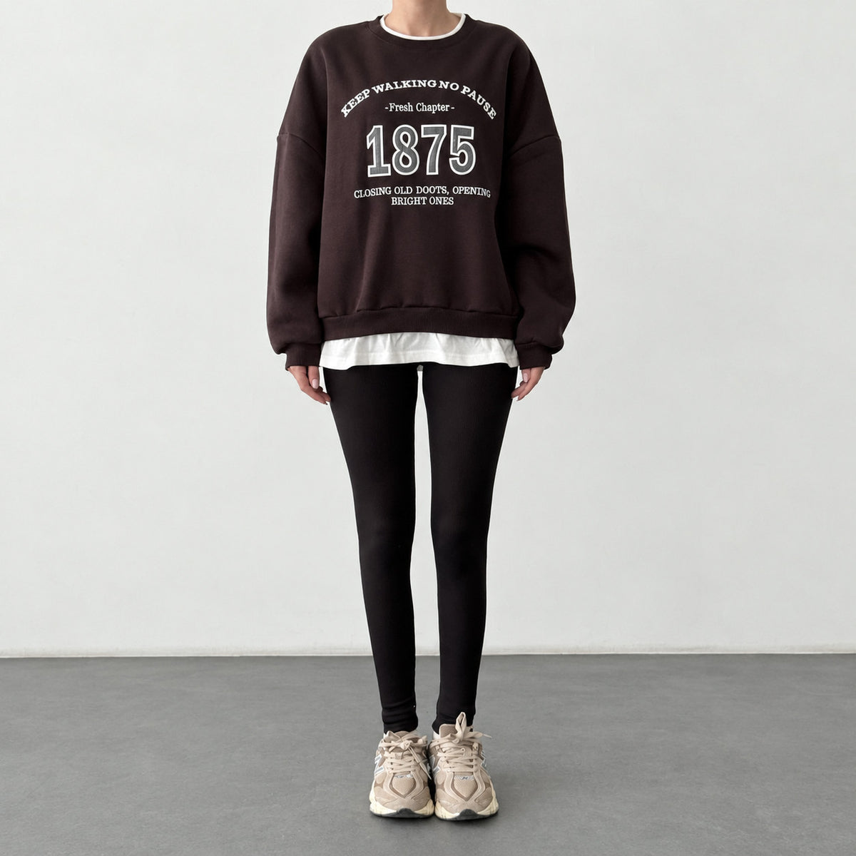 Trendy Sweatshirt - Fleece Inside