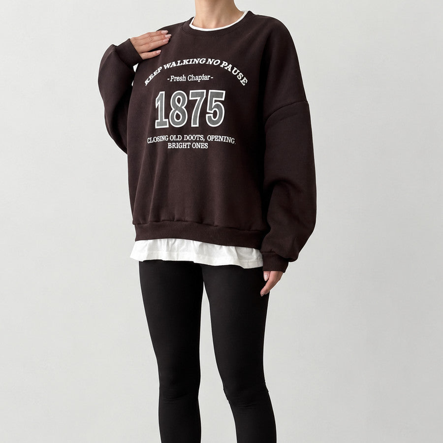 Trendy Sweatshirt - Fleece Inside