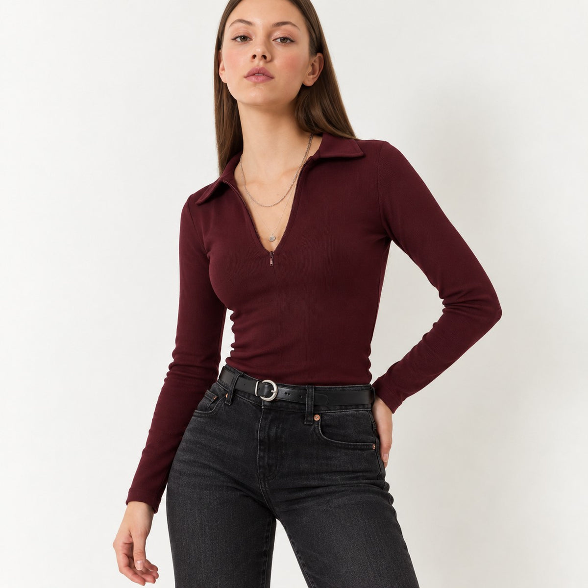 Sports Top - Half Zipper
