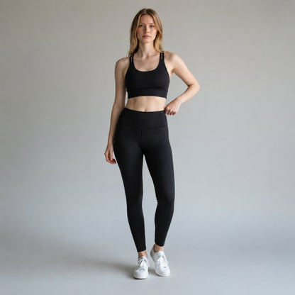 Set 2 pieces; Legging + Sports Bra NOT Padded