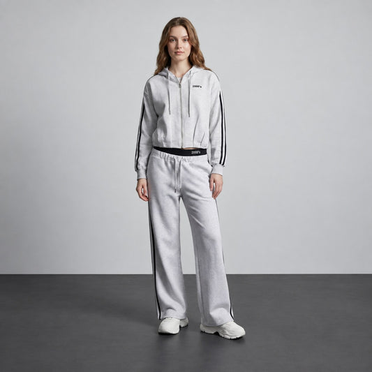 Tracksuit Set Gray Mélange