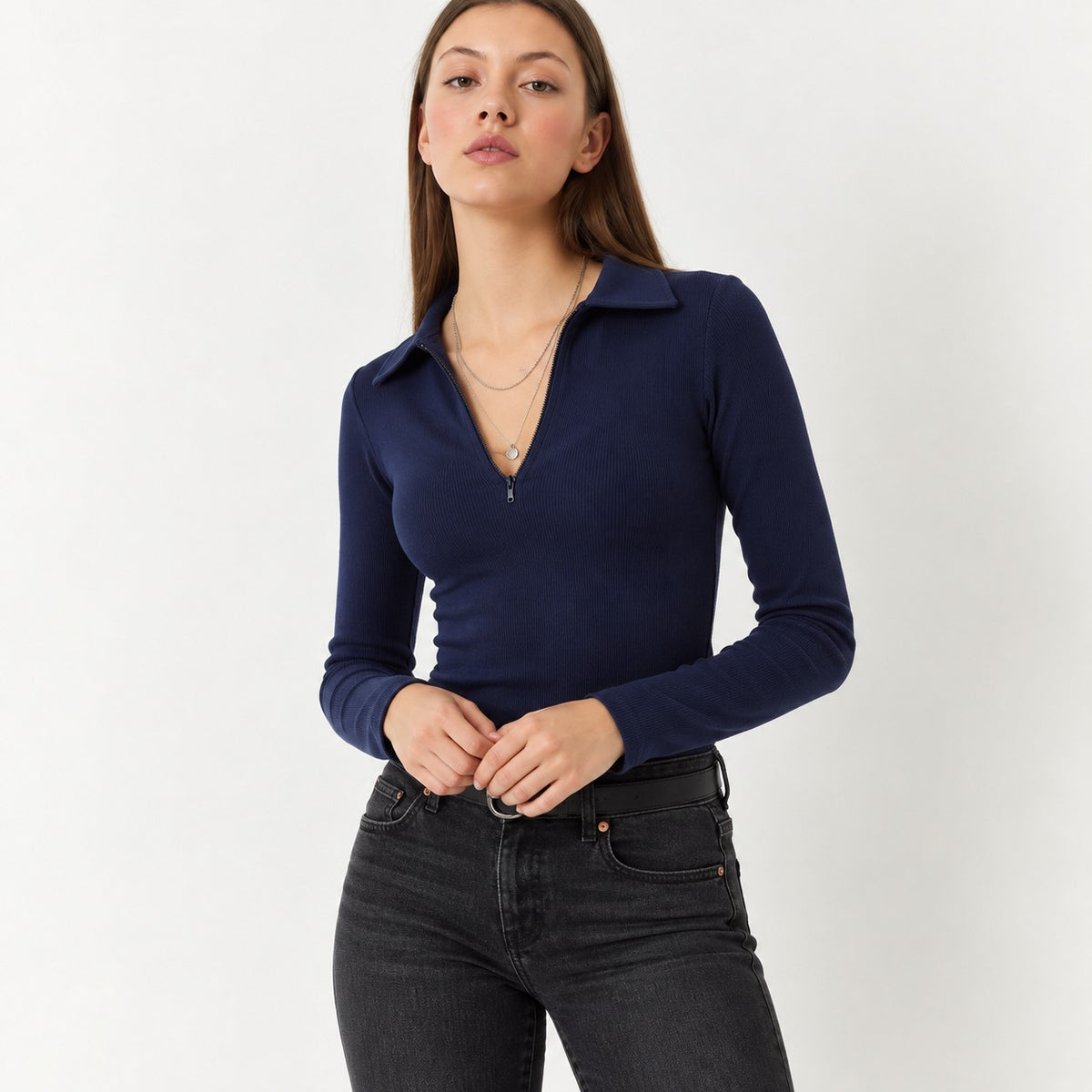 Sports Top - Half Zipper
