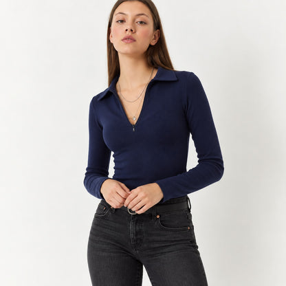 Sports Top - Half Zipper