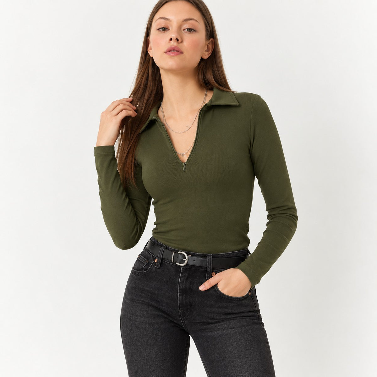 Sports Top - Half Zipper