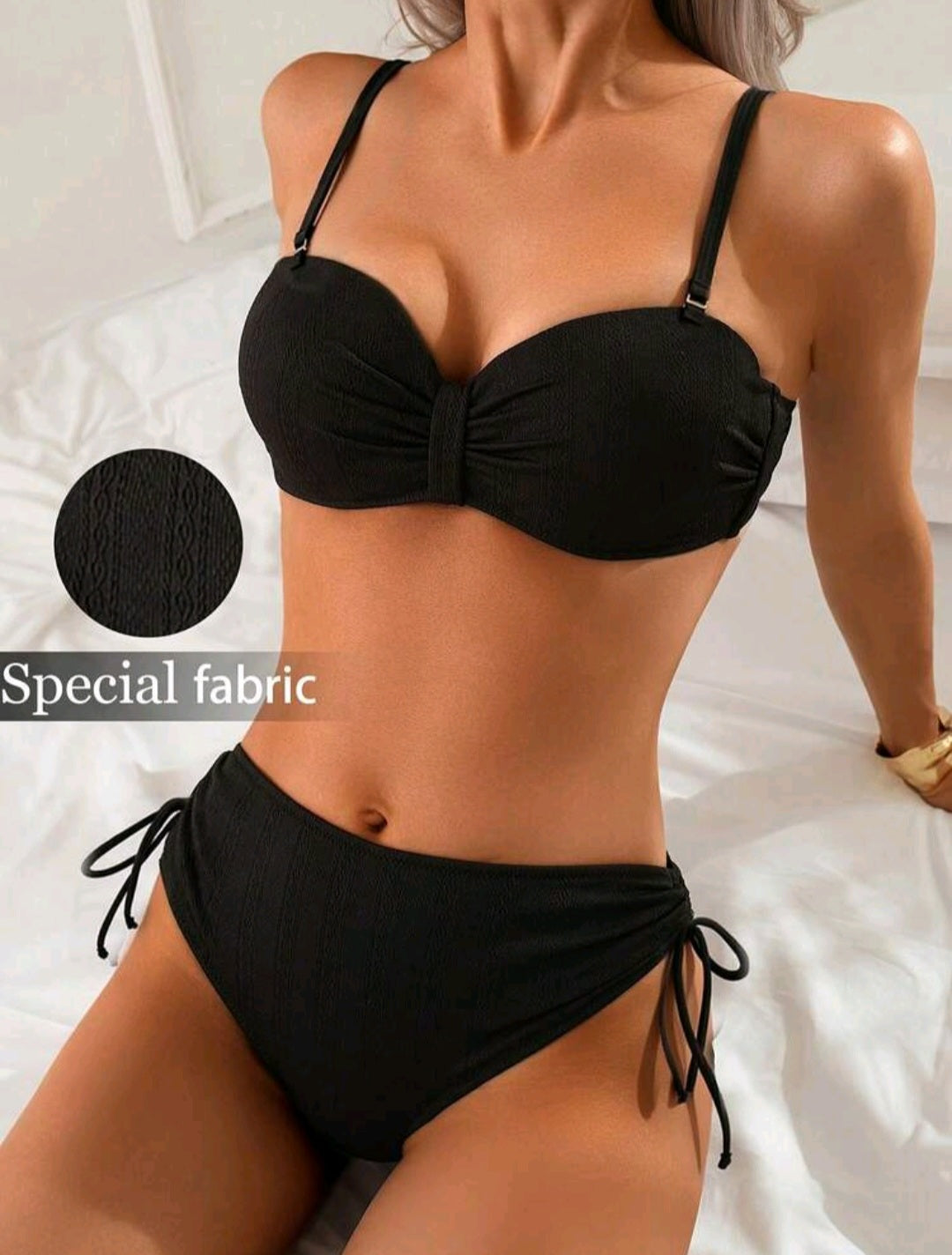 Trendy 2 pieces Strapless Swimsuit