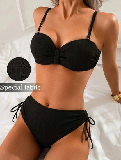 Trendy 2 pieces Strapless Swimsuit