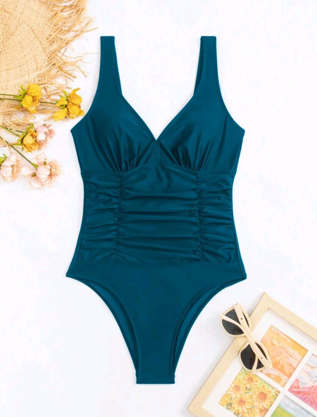 One Piece V Black Swimwear