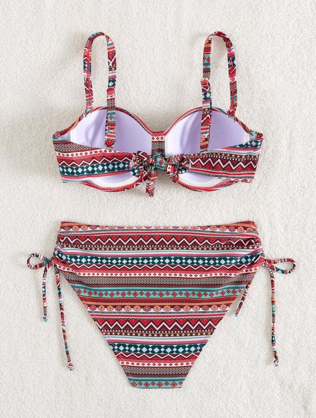 Trendy 2 pieces colorful Swimsuit