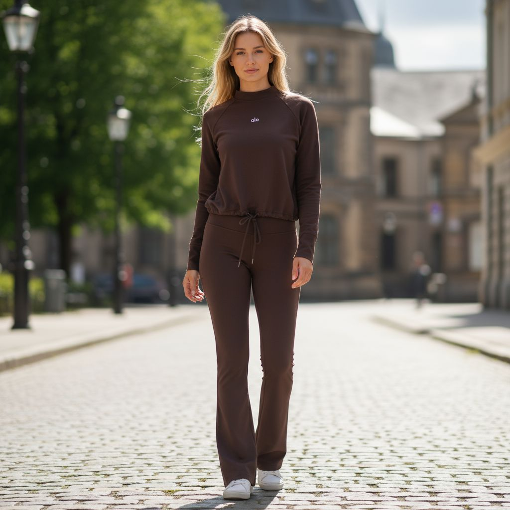 Trendy Sweatsuit - flare cut