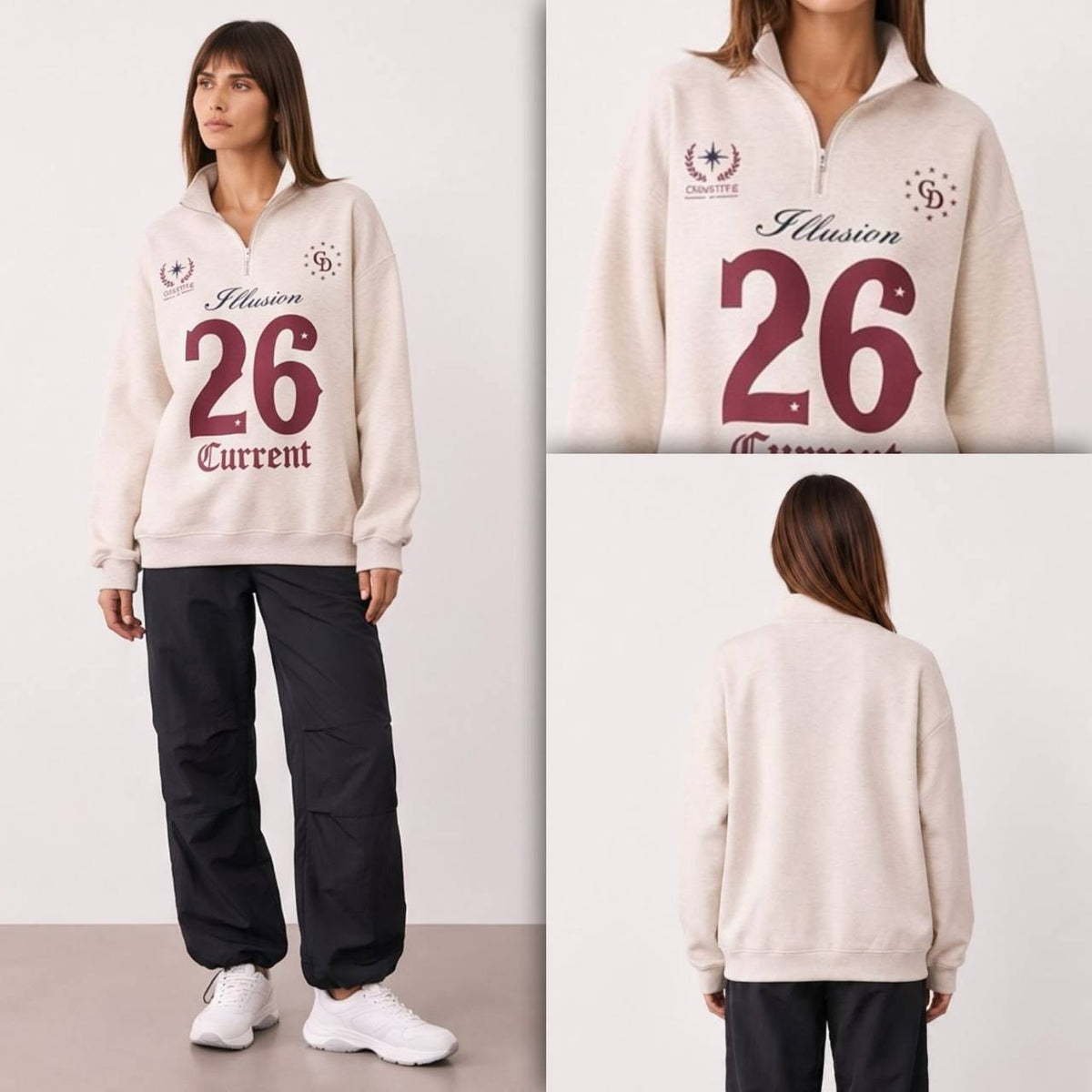 Trendy Oversized Hoodie