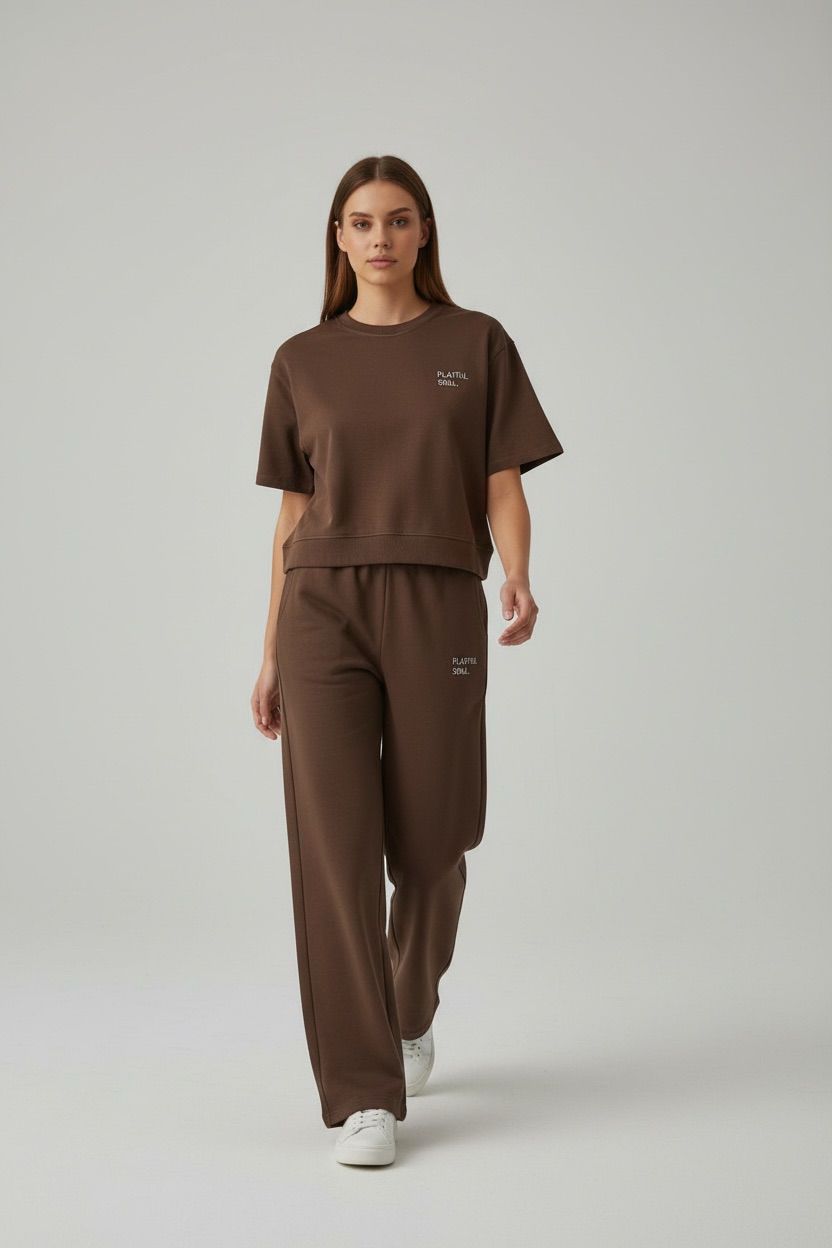 Playful Soul - Coton Set - Sweatsuit - Pants + T-Shirt