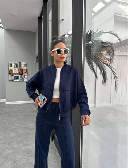 Trendy Sweatsuit - Fleeced inside