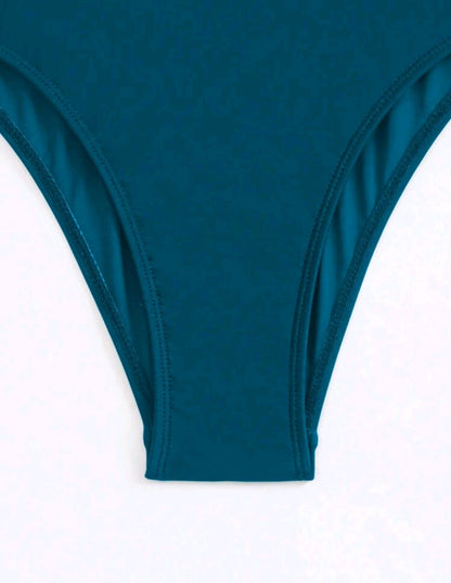 One Piece V Black Swimwear