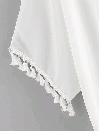 Trendy Cover Up - White