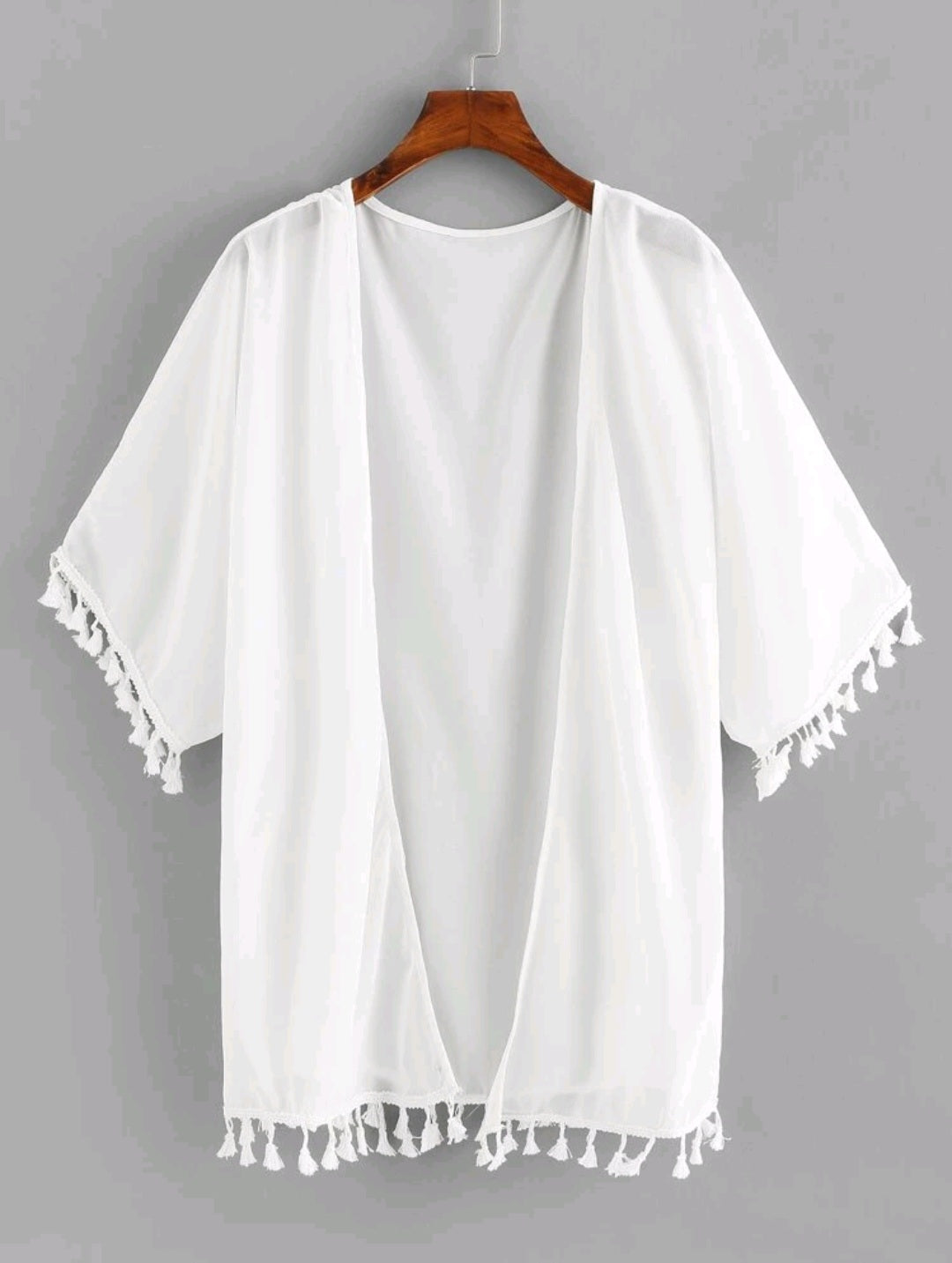 Trendy Cover Up - White