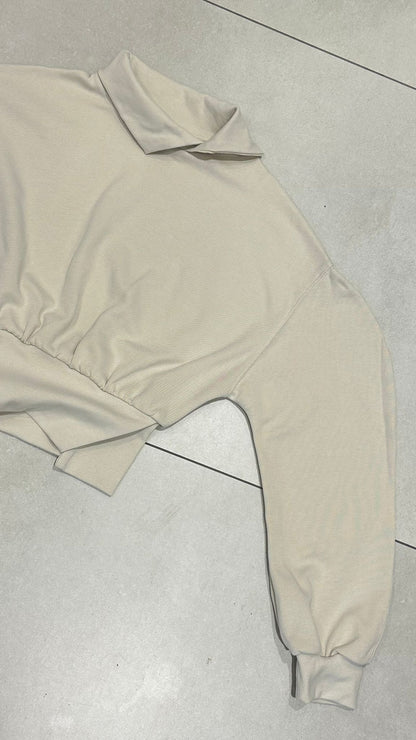 Trendy Cotton Sweatsuit - Dark Brown