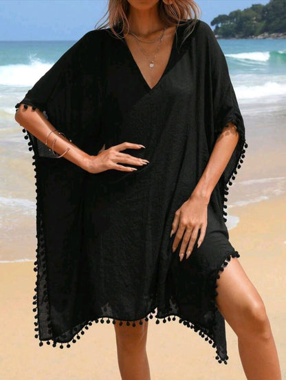Trendy Cover Up - Black - One Size