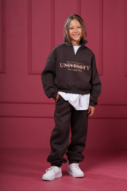 Fleeced Sweatsuit Age 6 -> 10