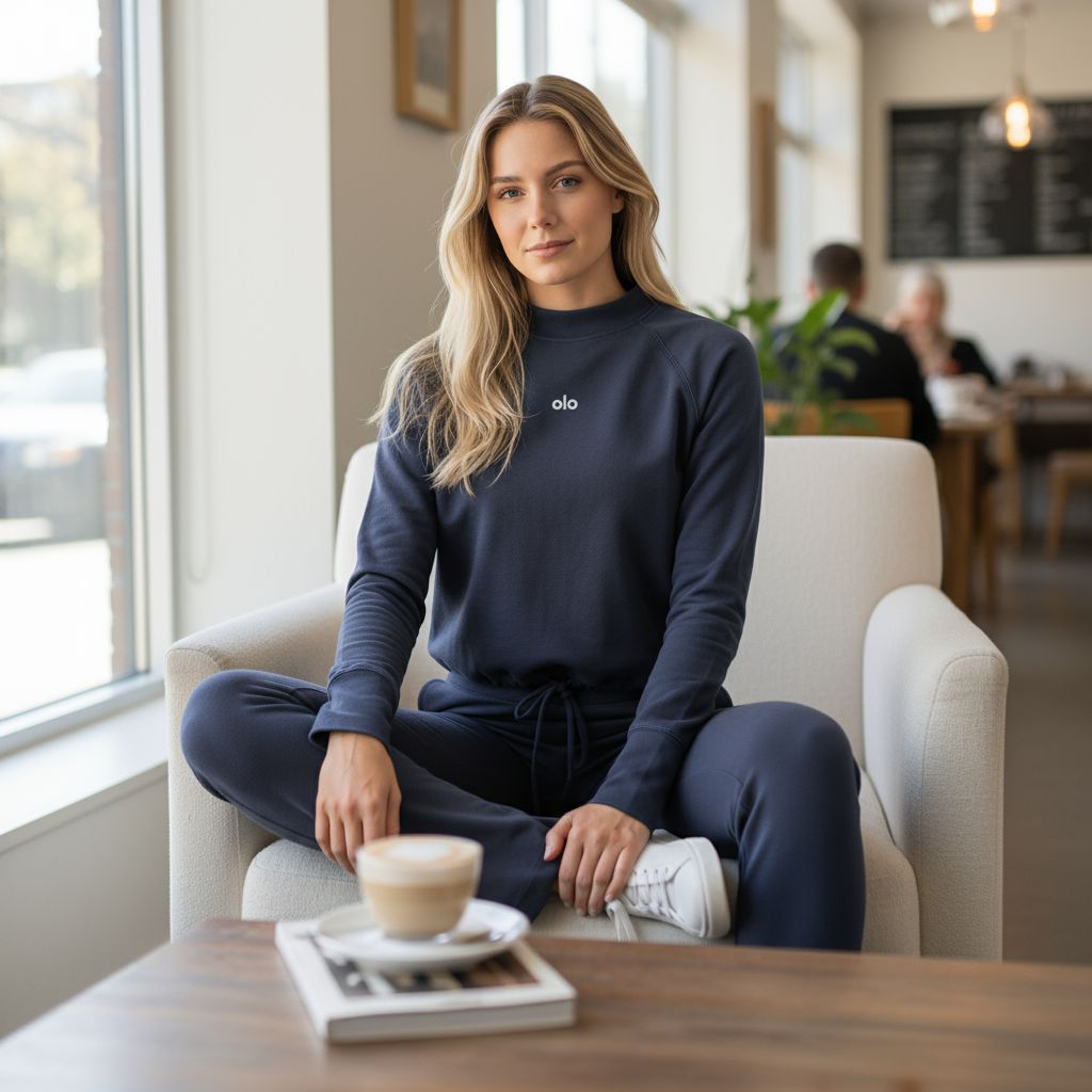 Trendy Sweatsuit - flare cut