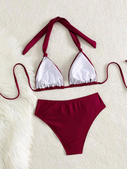Trendy 2 pieces Triangle Swimsuit