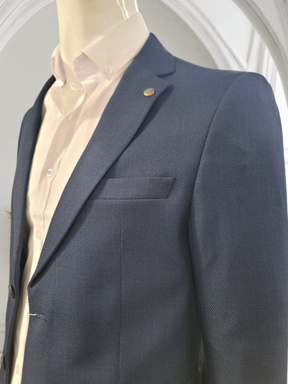 Men's Trendy Blazer - Navy Blue