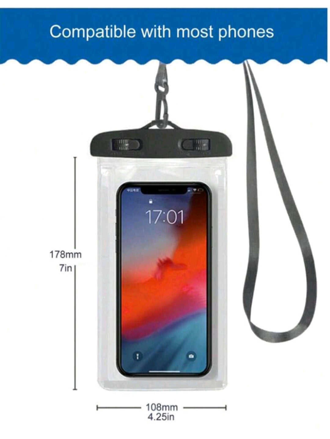 "1 piece" Waterproof Phone Pouch - Waterproof phone bag - Swimming Essentials